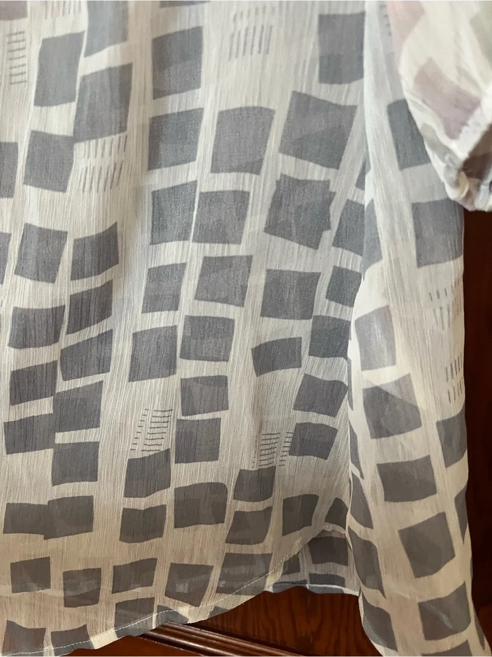 Quiksilver Sheer Geometric Swim Cover Up Tunic XS Beach Resort 2011